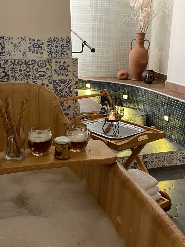 Privates Wellness Bašta – Bierbad